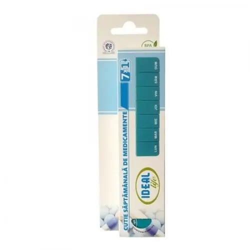 Ideal Life cutie saptamanala medicamente cu 7 compartimente Zephyr Labs