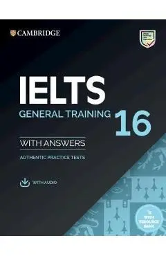 Ielts 16 General Training Student's Book with Answers with Audio with Resource Bank - Cambridge University Press