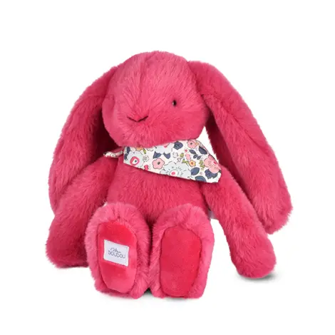 Iepuras Doudou - jucarie de plus, 25 cm, fucsia