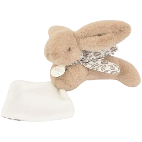 Iepuras Doudou, jucarie de plus cu paturica, 0 ani +, 16 cm, Bej