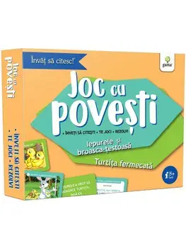 Iepurele si broasca-testoasa. Turtita fermecata. Joc cu povesti/***