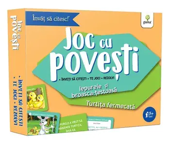 Iepurele si broasca-testoasa. Turtita fermecata. Joc cu povesti/***