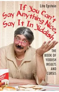 If You Can't Say Anything Nice, Say It in Yiddish: The Book of Yiddish Insults and Curses - Lita Epstein