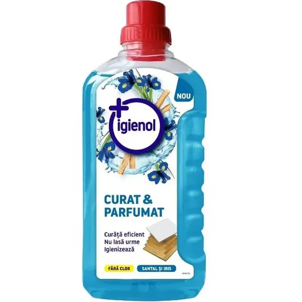 Igienol Detergent pardoseli, 1 L, Curat Parfumat Santal si Iris