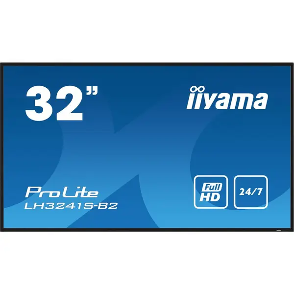 IIYAMA Ecran Profesional IPS LED Iiyama 31.5 LH3241S-B2, Full HD (1920 x 1080), VGA, HDMI, Boxe, Negru