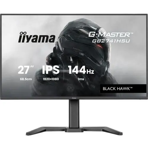 IIYAMA Monitor Gaming IPS LED Iiyama GB2741HSU-B1, 27 inch, Full HD (1920 x 1080), HDMI, DisplayPort, Boxe, Pivot, 144 Hz, 1 ms, Negru