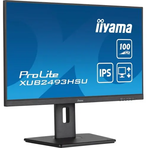 IIYAMA Monitor Iiiyama ProLite XUB2493HSU-B7, 23.8, IPS, Full HD, 1ms, 100Hz, 1 ms, 100Hz, Negru