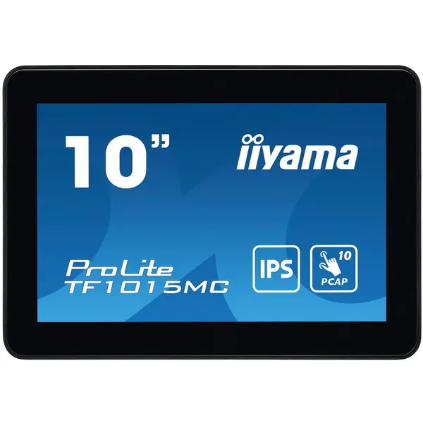 IIYAMA Monitor IPS LED Iiyama 10.1 TF1015MC-B3, 1280 x 800, VGA, HDMI, DisplayPort, Touchscreen, Negru