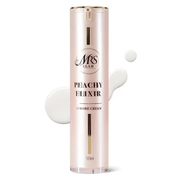 Iluminator Lichid BPerfect MRS Glam Peach Elixir Strobe Cream
