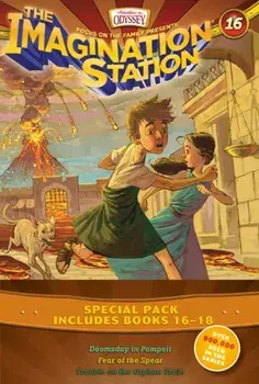 Imagination Station Books 3-Pack: Doomsday in Pompeii / In Fear of the Spear / Trouble on the Orphan Train, Paperback/Marianne Hering