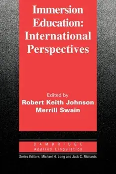 Immersion Education. International Perspectives, Paperback/***