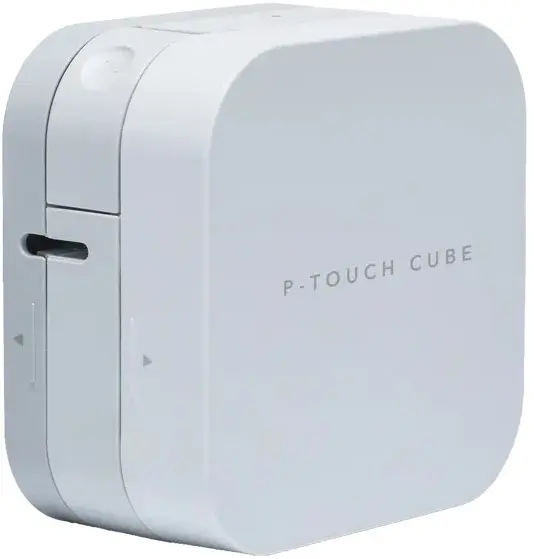 Imprimantă de etichete Brother - P-touch CUBE PT-P300BT, alb