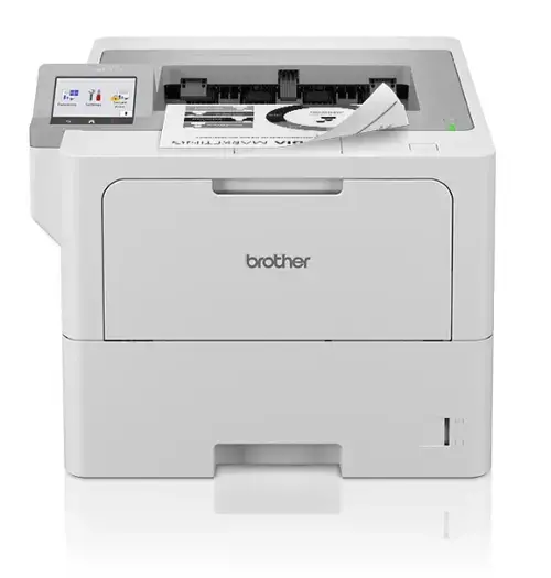 Imprimanta Laser Brother HL-L6410DN, A4, Monocrom, 50 ppm, USB, Retea, Wireless (Alb)