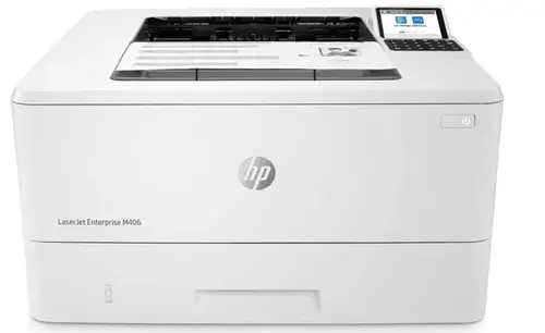 Imprimanta Monocrom HP LaserJet Enterprise M406DN, A4, Retea, WiFi (Alb)
