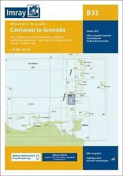 Imray Chart B32. Carriacou to Grenada, New ed, Paperback/Imray