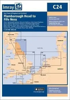 Imray Chart C24. Flamborough Head to Fife Ness, New ed, Sheet Map/Imray