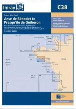 Imray Chart C38. Anse de Benodet to Presqu'ile de Quiberon, Paperback/***