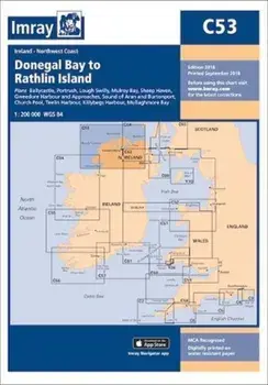Imray Chart C53. Donegal Bay to Rathlin Island, Paperback/***