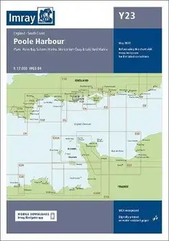 Imray Chart Y23. Poole Harbour, New ed, Sheet Map/Imray