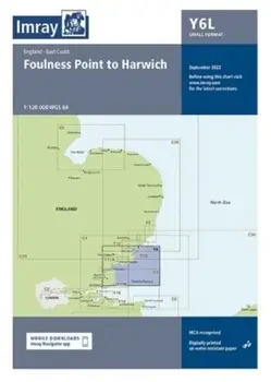 Imray Chart Y6 Laminated. Suffolk and Essex Coasts, New ed, Sheet Map/***