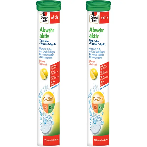 Imunitate cu Vitaminele C + D + B12 + Zinc si Seleniu Aktiv 15cpr + 15cpr efervescente