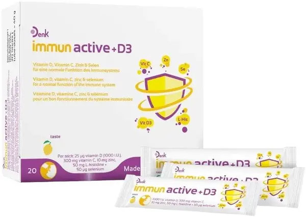 Imunoactiv + D3, 20 pliculețe, Denk Nutrition