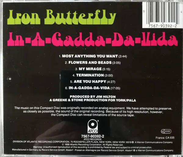 In-A-Gadda-Da-Vida | Iron Butterfly