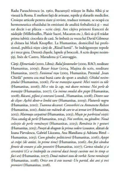 In lume nu-s mai multe Romanii | Radu Paraschivescu