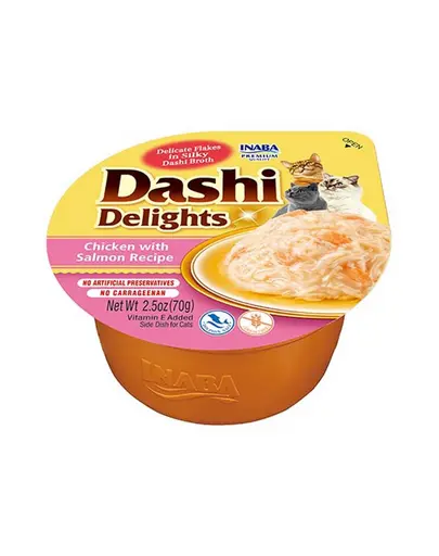 INABA Cat Dashi Delights hrana pisica cu somon 70 g