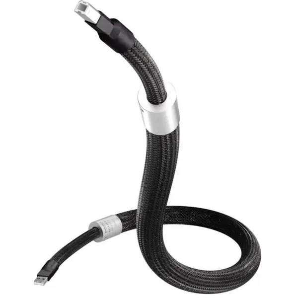 Inakustik Cablu multimedia premium High-end USB2.0 A-B, Inakustik Referenz USB-2405 AIR, 1m, conectori ajustabili, 007187610