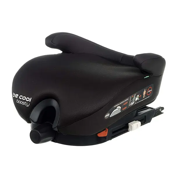 Inaltator auto, Be Cool, Boosty I-Size, 125- 150 cm, Cu sistem de reglare treptata a inaltimii, Instalare cu sistem Isofix si centura de prindere, Cu husa detasabila, Conform standardului de securitate I-Size, Cosmos