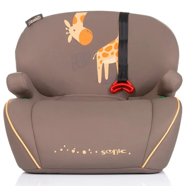 Inaltator auto Chipolino Sonic Giraffe I-Size 125-150 cm cu sistem Isofix si Testat ADAC