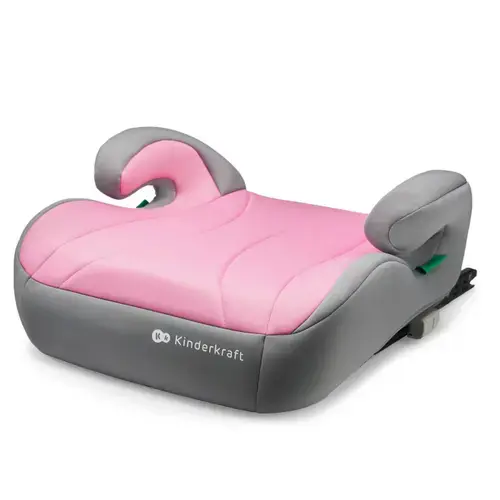 Inaltator auto Kinderkraft I-Size Boost, 135-150 cm, compatibil cu ISOFIX, Roz