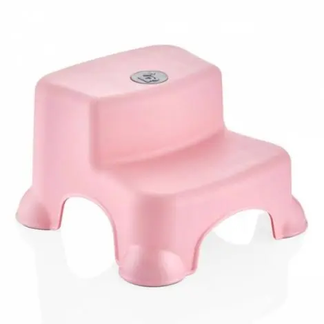 Inaltator cu doua trepte Step Stool BabyJem (Culoare: Roz)