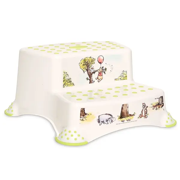 Inaltator pentru baie cu 2 trepte Lorelli Whinnie the pooh si prietenii Alb