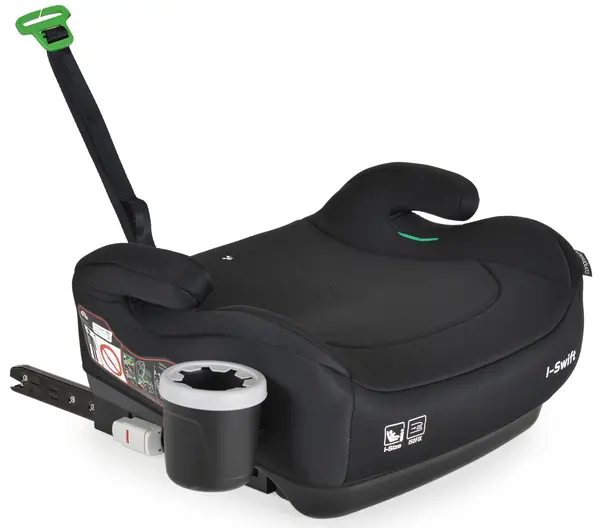 Inaltator scaun auto Cangaroo - I-Swift, i-Size, с IsoFix, 125-150 cm, negru