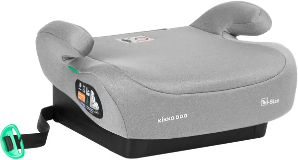 Inaltator scaun auto KikkaBoo - i-Go, i-Size, 125-150 cm, Light Grey