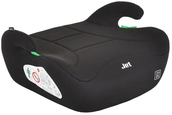 Inaltator scaun auto Moni - Jet, i-Size, 125-150 cm, negru