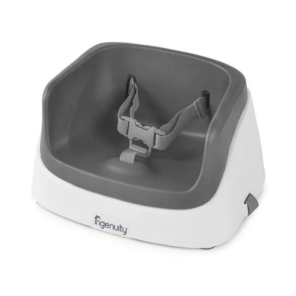 Inaltator scaun masa, Ingenuity, SmartClean, Cu centura in 3 puncte, 6 luni+, Gri