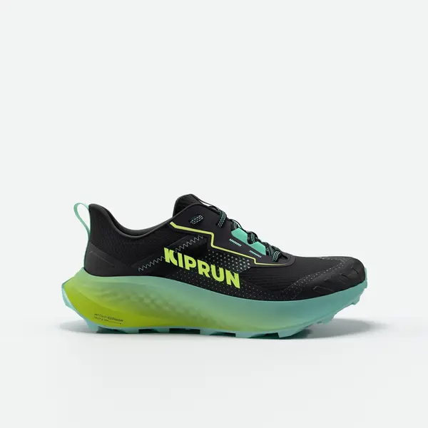 Încălțăminte Alergare Trail și Cross Country KIPRUN K500 GRIP Negru Copii