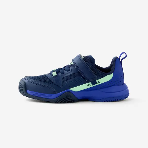 Încălțăminte cu benzi cu arici Tenis TS500 Fast KD Nightsky Negru-Albastru Copii