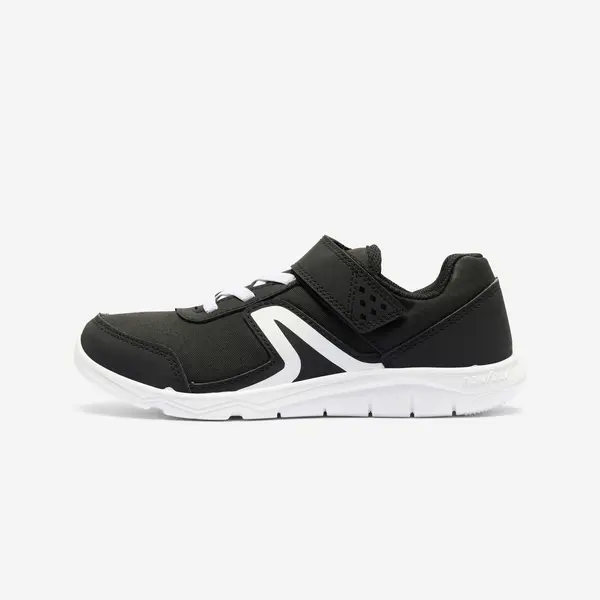 Încălțăminte Educație fizică Power Walking 100 Alb-Negru Copii