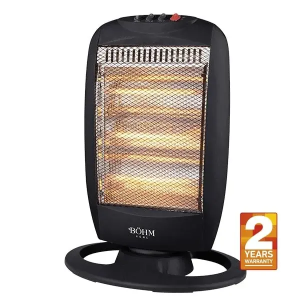 Incalzitor electric cu halogen Bohm, 400-1200W, 3 trepte putere, Suprafata incalzire 20-25m ²