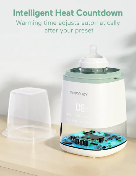 Incalzitor inteligent pentru biberoane 6 in 1 Momcozy