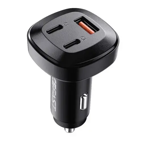 Incarcator Auto Acefast 1xUSB +2xType-C 66W (Negru)