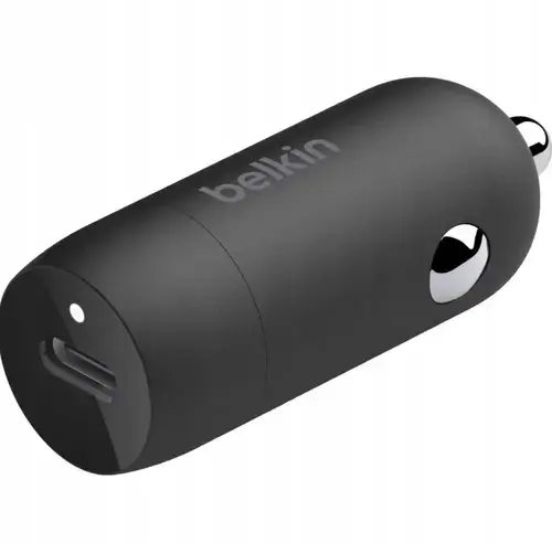 Incarcator auto Belkin CCA004btBK, USB-C, 30W (Negru)