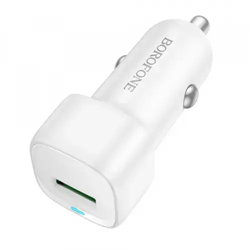 Incarcator Auto Borofone BZ34 Cloud, 18W, 3A, 1 x USB-A (Alb)