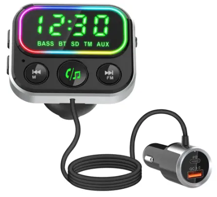 Incarcator auto cu Bluetooth 5.0 MP3