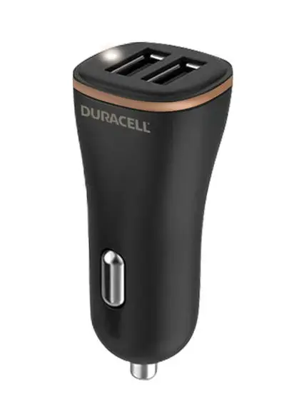 Incarcator auto Duracell DR6010A, 30W, 2 x USB-A (Negru)