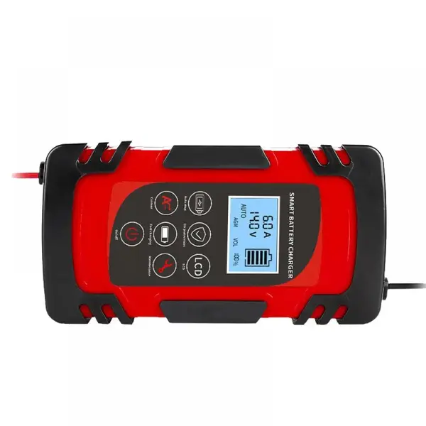 Incarcator auto inteligent 12V/24V, 3A-5A-8A-10A /2A-3A-4A-5A pentru toate tipurile de baterii cu acid si gel, AGM, SLA, VRLA